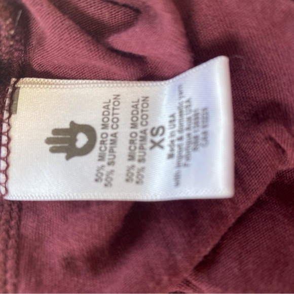 Spiritual Gangster Crop Tank Top Burgundy XS - Picture 4 of 4